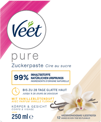 Veet Zuckerpaste Paste Vanille, 250ml