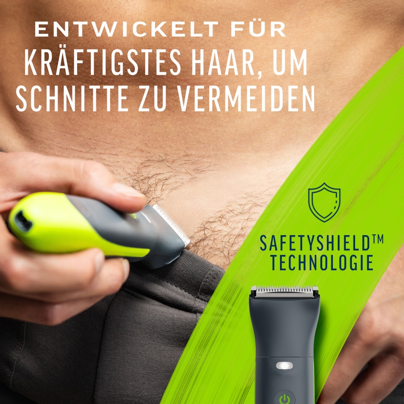 Veet Men Intimate Trimmer - Trimmer + 1 Trimmerkopf & 2 Kammaufsätze 3
