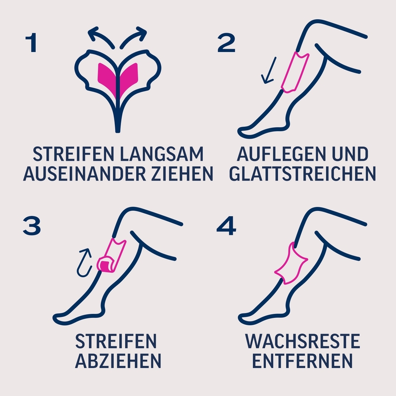 Veet PURE Kaltwachsstreifen Beine & Körper, sensible Haut, 40 Stück 8