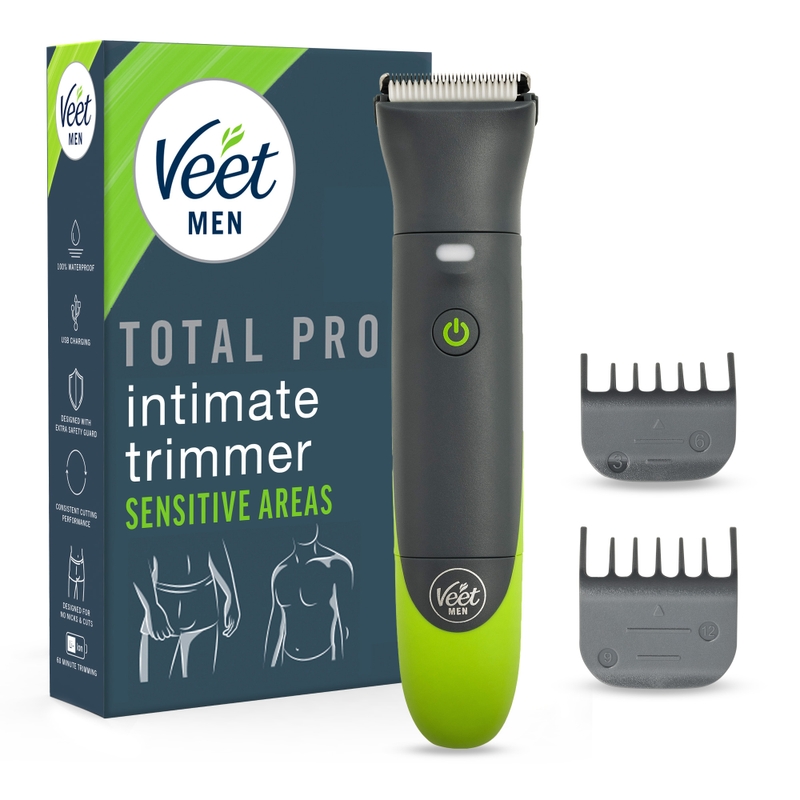 Veet Men Intimate Trimmer - Trimmer + 1 Trimmerkopf & 2 Kammaufsätze 1