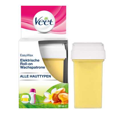 Veet Easy Wax Roll On Nachfüllpatrone Beine & Arme, 50ml