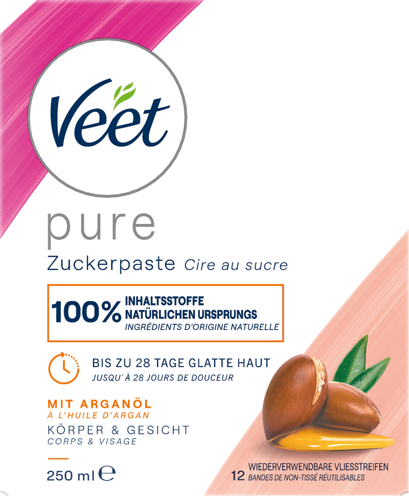Veet PURE Zuckerpaste Argan Oil, 250ml 1