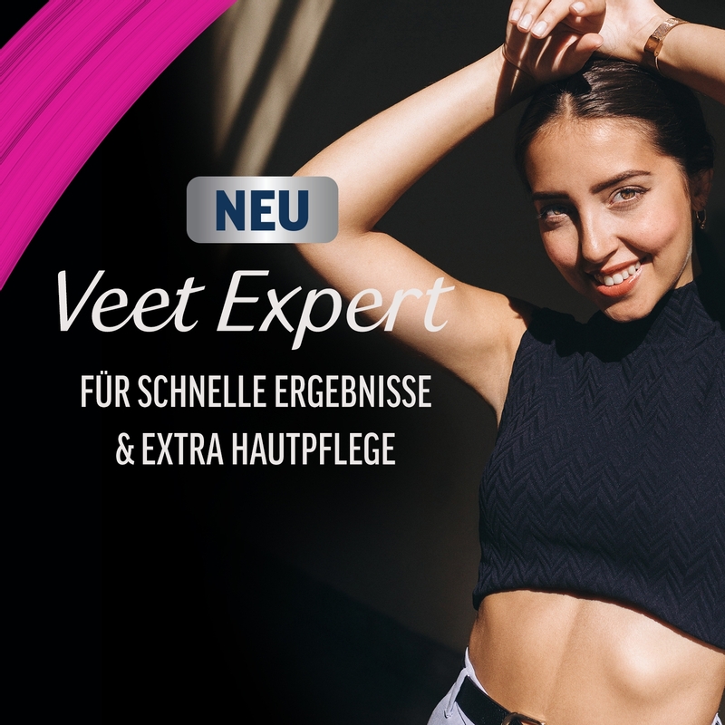 Veet EXPERT Haarentfernungscreme Körper & Beine Pumpspender, alle Hauttypen, 400ml 4