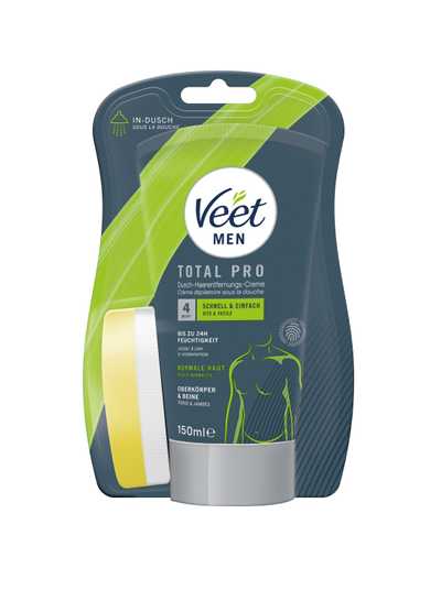 Veet Men Dusch-Haarentfernungscreme, 150ml