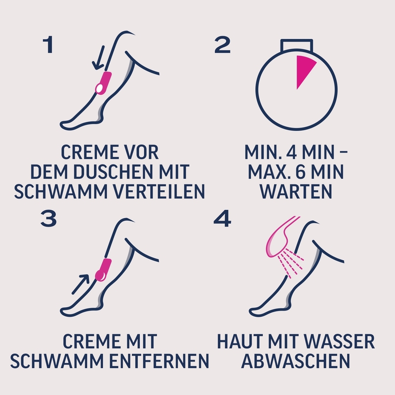 Veet PURE Dusch-Haarentfernungscreme, Körper & Beine, trockene Haut, 150ml 6