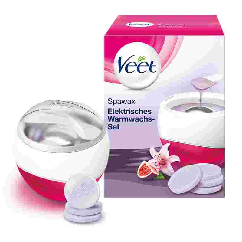 Veet Spawax Elektrisches Warmwachs Starter Set