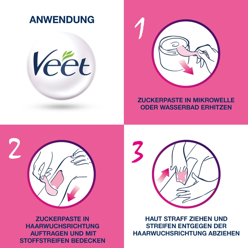 Veet PURE Zuckerpaste Argan Oil, 250ml 3