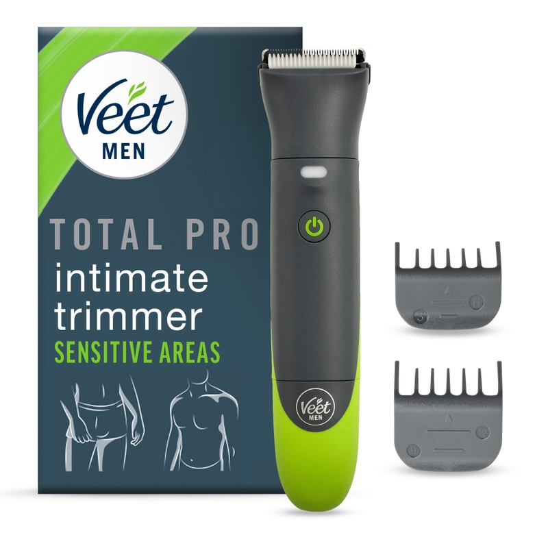 Veet Men Intimate Trimmer - Trimmer + 1 Trimmerkopf & 2 Kammaufsätze
