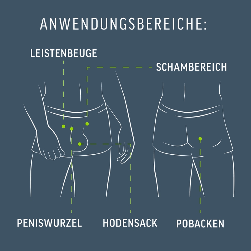 Veet Men Intim-Haarentfernungs-Set, Haarentfernungscreme Intimbereich + Pflegebalsam, 150ml 7